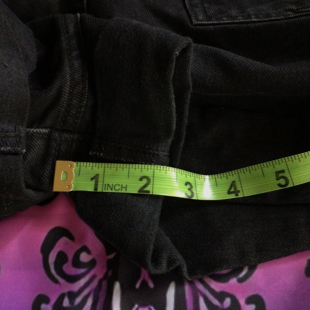 Wild Fable Black Highest Rise Mom Shorts Denim - Picture 6 of 6
